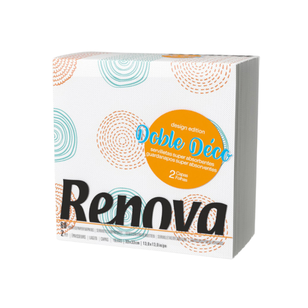 RENOVA GUARDANAPOS DECO 60UN 2C
