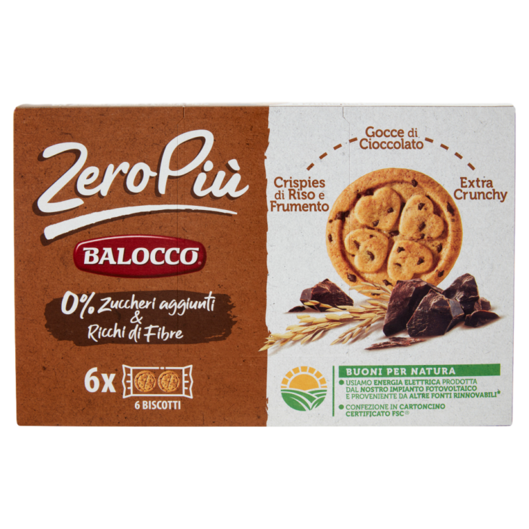 BALOCCO ZÉRO BISCUIT CHOCOLAT 210G