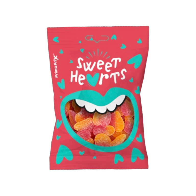 PRIMAPRIX CORAZONES MELOCOTÓN BOLSA 150G