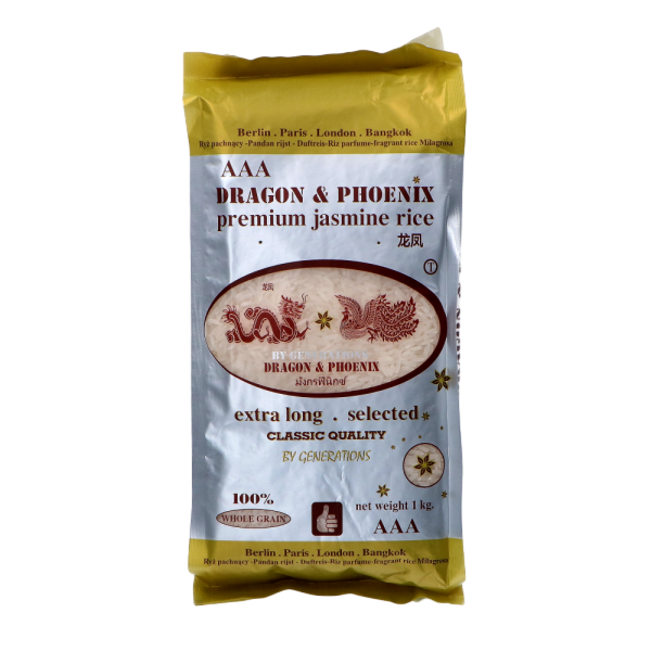 DRAGON & PHOENIX ARROZ RIZ PREMIUM JAZMÍN 1KG