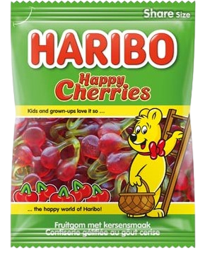 HARIBO GOMAS SABOR CEREZA 150GR