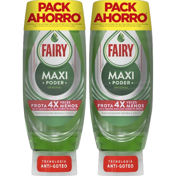 FAIRY MÃO PODER MÁXIMO ORIGINAL 2X450ML
