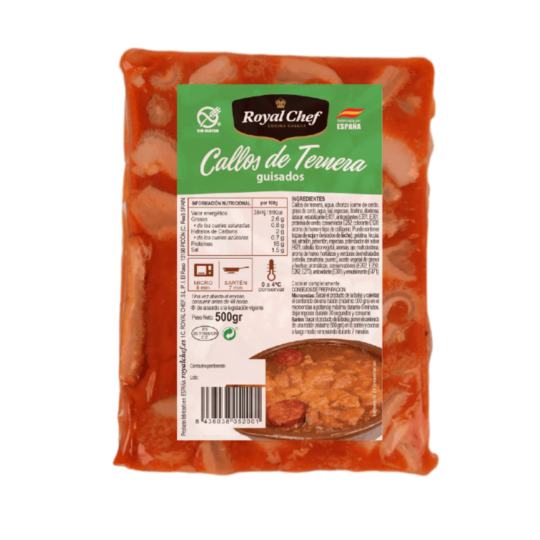 ROYAL CHEF CALLOS TERNERA GUISADOS 500G