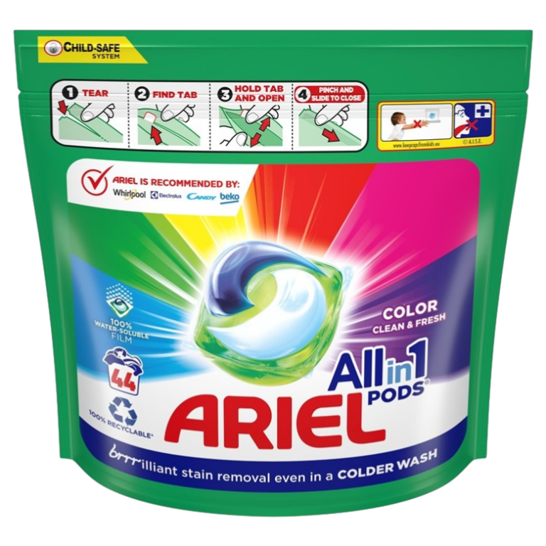 ARIEL DETERGENTE PODS ALL IN 1 COLOR 44 DOSIS