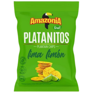 AMAZONIA PLATANITOS LIMA LIMÓN 75G