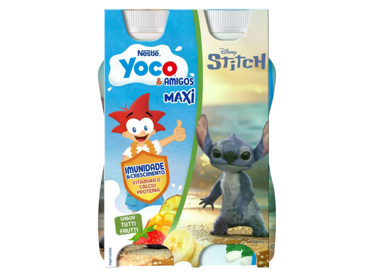 NESTLE YOCO MAXI LÍQUIDO MORANGO/TUTTI FRUTTI 4X160G