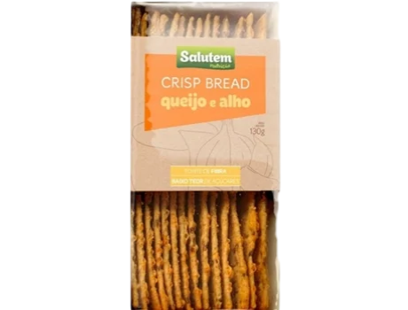 SALUTEM PÃO CROCANTE QUEIJO E ALHO 130G