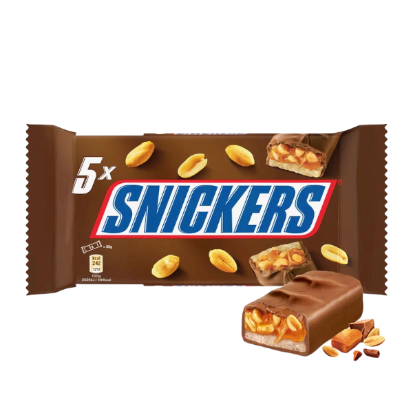 SNICKERS PACK 4+1 X 50GR - 250G