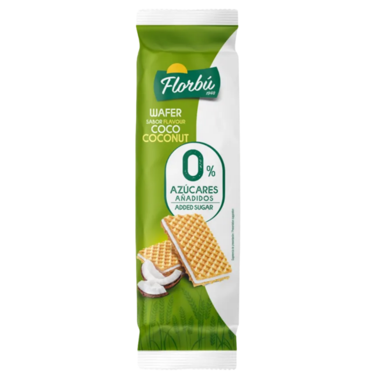 FLORBU WAFER COCO 0% AZ AÑAD 150G