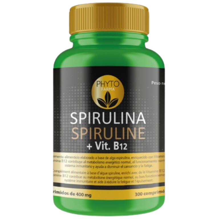 PHYTOFARMA SPIRULINA + B12 300 COMPRIMIDOS 150G