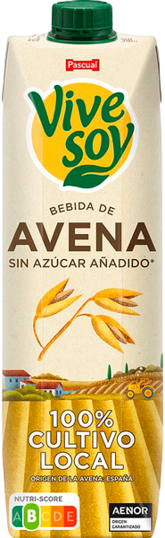 VIVESOY BEBIDA DE AVENA 1 LITRO
