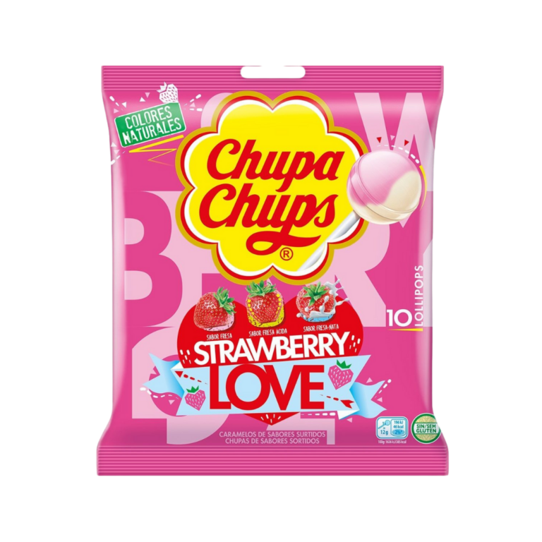 CHUPA CHUPS STRAWBERRY LOVE 10U 120G