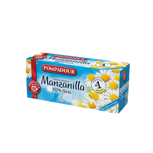 POMPADOUR MANZANILLA 25 SOBRES 30G