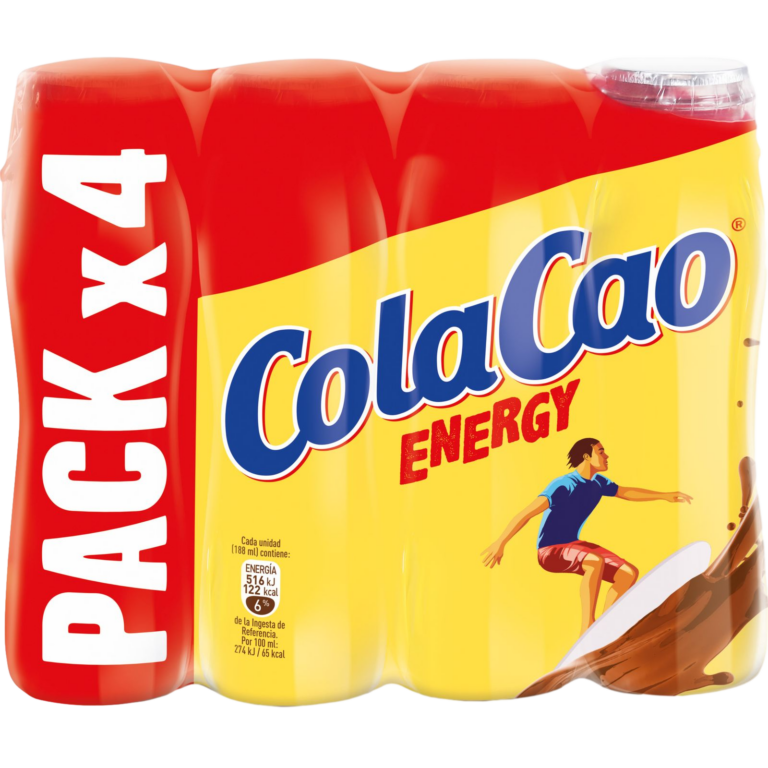 COLACAO ENERGY BATIDO CHOCO PAC 4X188ML
