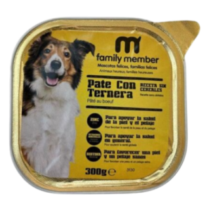 FAMILY MEMBER TARRINA ADULTO TERNERA 300G