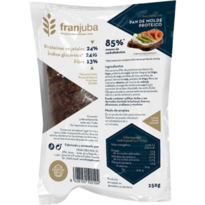 FRANJUBA PAN DE MOLDE PROTEICO 250G