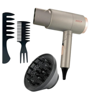 JOCCA SECADOR PELO PLEGABLE CON PEINES
