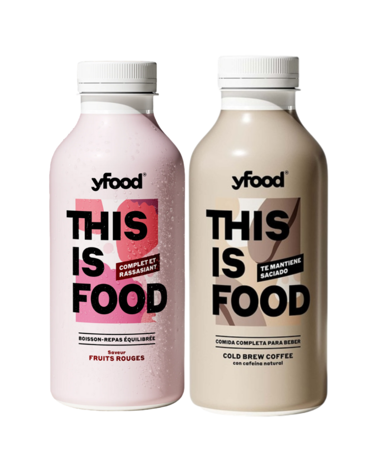 YFOOD BATIDO SUBSTITUTO FRAMBOESA/CAFÉ 500ML