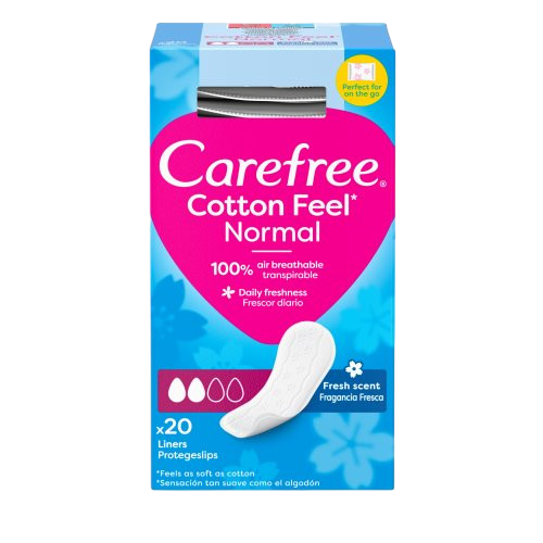 CAREFREE PROTEGE-SLIP ALGODÃO NORMAL 20UN