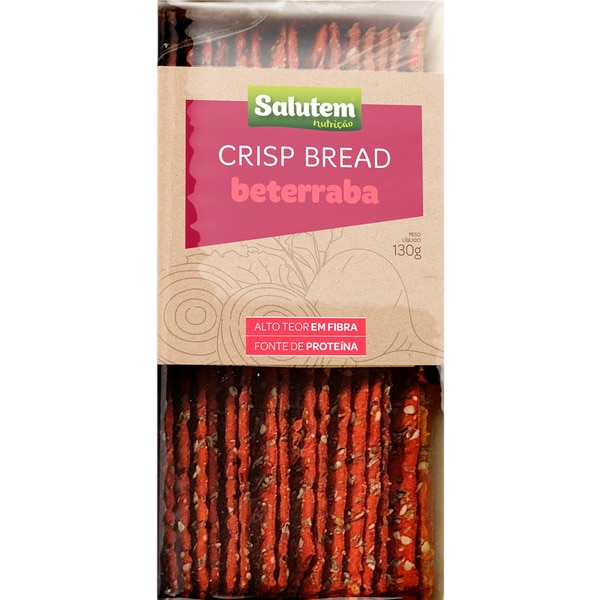 SALUTEM PÃO CROCANTE DE BETERRABA 130G