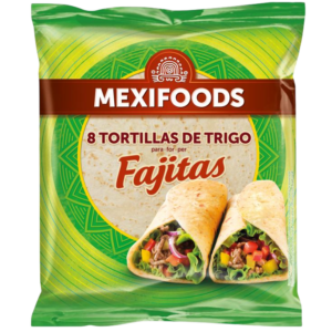MEXIFOODS TORTILHAS DE TRIGO FAJITA 20CM 320G