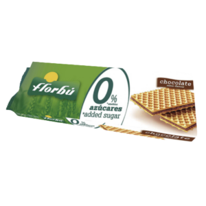 FLORBU WAFER CHOCO 0% AZ AÑAD 150G