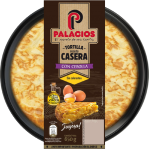 PALACIOS TORTILLA CASERA PLANCHA CON CEBOLLA 650GR