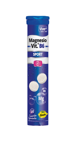 VIVE+ EFERVESCENTE MAGN.+  B6 SPORT 84G