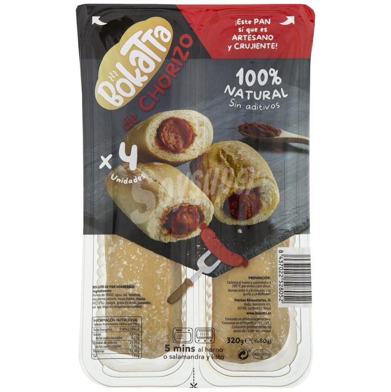 BOKATTA CHORIZO 4X80G 320G