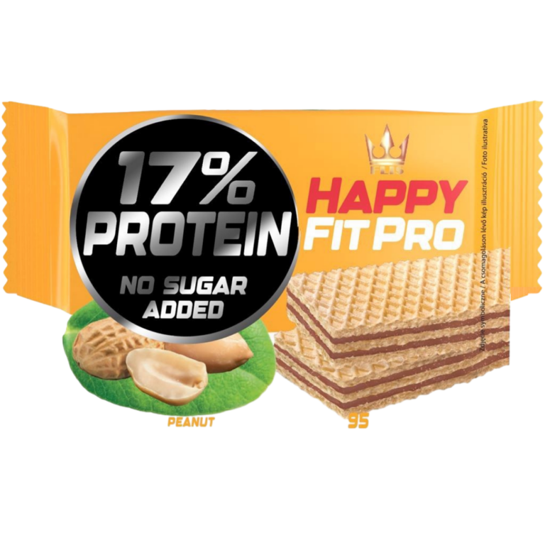 HAPPY FIT PRO WAFER CACAHUE PROTEINA 95G