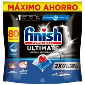 FINISH MÁQUINA ULTIMATE REGULAR 80 CÁPSULAS