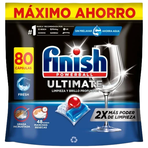 FINISH MÁQUINA ULTIMATE REGULAR 80 CÁPSULAS