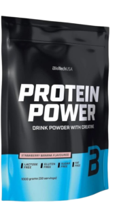 BIOTECH USA PROTEIN POWER FRESA PLÁTANO 1KG