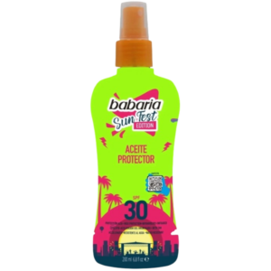 BABARIA ACEITE PROTECTOR SPF30 SUN FEST 200ML