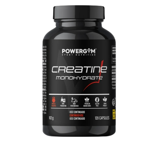 POWER GYM CREATINA EM COMPRIMIDOS 120 CÁPSULAS