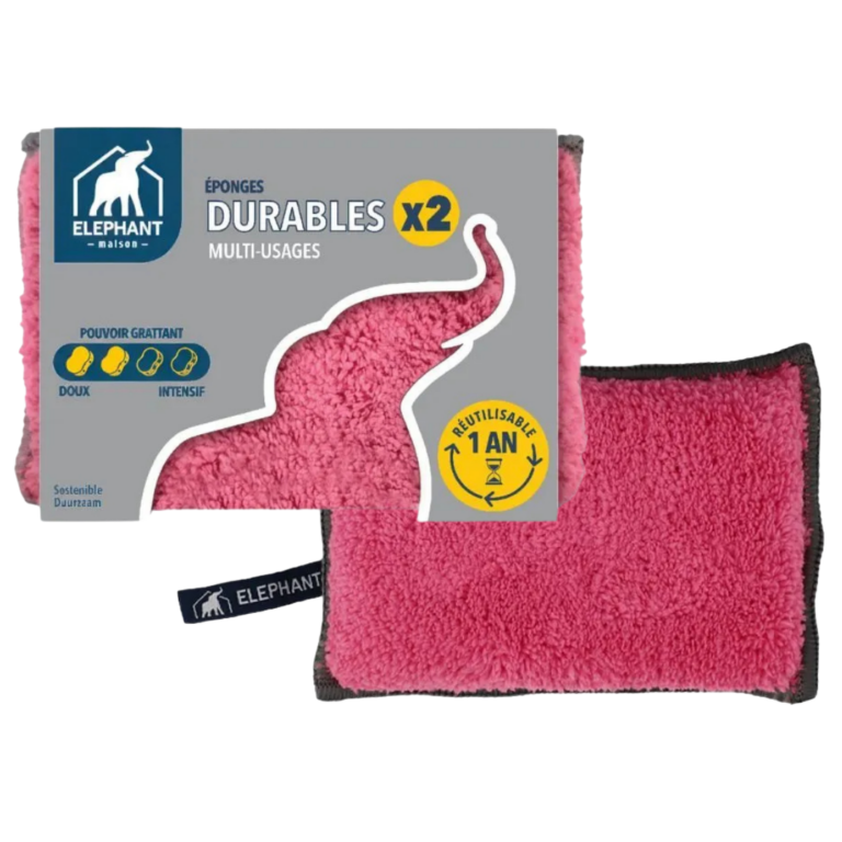 ELEPHANT ÉPONGE MICROFIBRE 2U