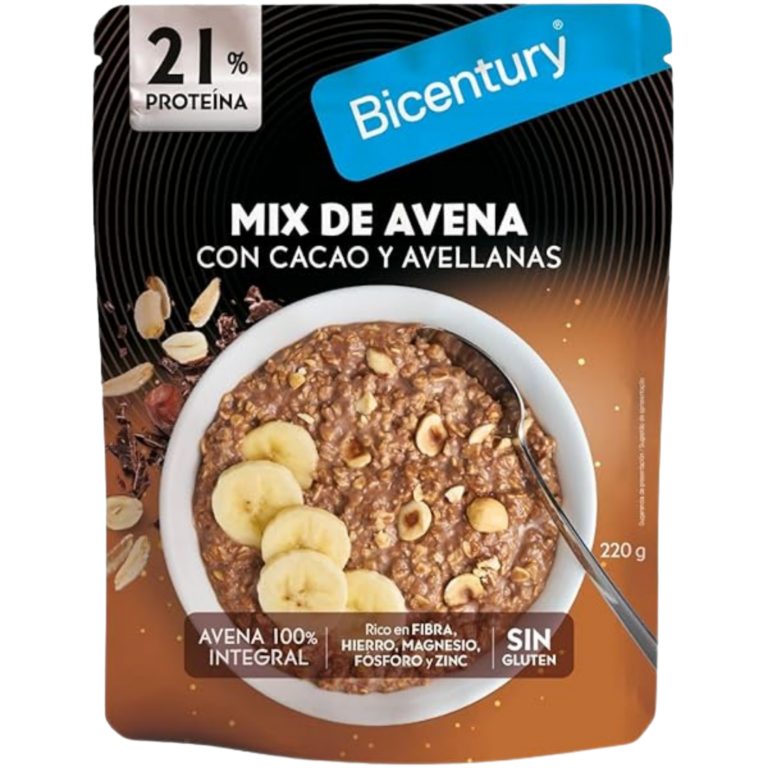 BICENTURY AVENA PROTEICA CACAO AVELLANAS 220G