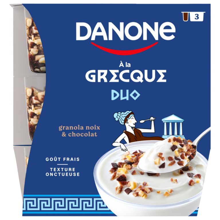 DANONE YAOURT GREC GRANOLA NOIX CHOCO 3X100G
