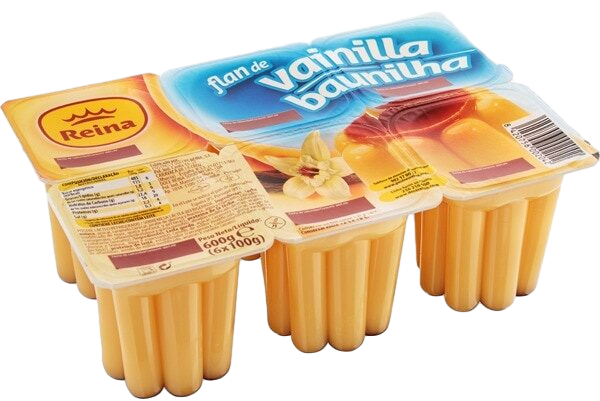 REINA PUDIM FLAN BAUNILHA 6X100G