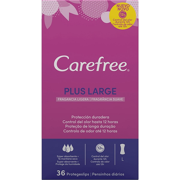 CAREFREE PLUS LARGE PENSOS FRAG LIGEIRA 32+4UN