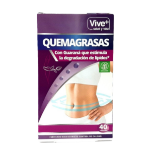 VIVE+ QUEMAGRASAS 40 CÁPSULAS 19G