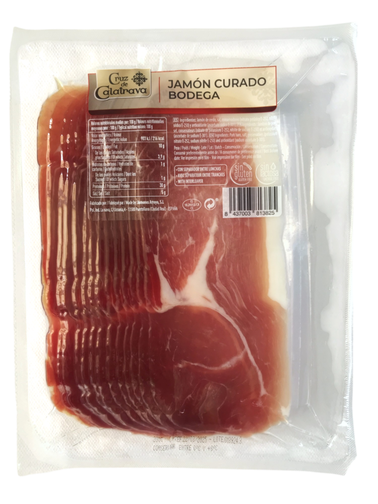 CRUZ DE CALATRAVA JAMON CURADO 200G