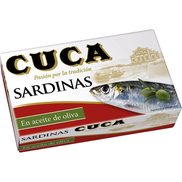 CUCA SARDINAS ACEITE OLIVA RR-90 85G