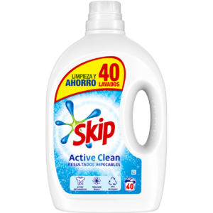 SKIP DETERGENTE LÍQUIDO ACTIVO LIMPEZA 40 DOSES