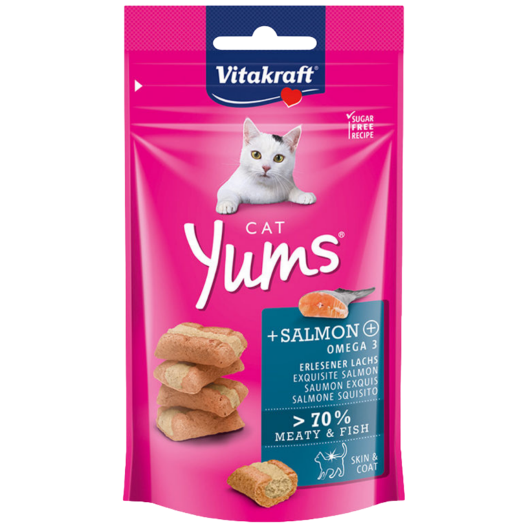 VITAKRAFT SNACK PARA GATOS SALMÃO 40G