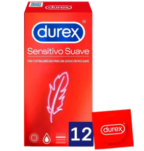 DUREX PRESERVATIVOS SENSÍVEIS SUAVES 12UN