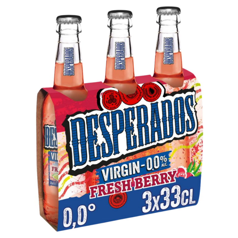 DESPERADOS BIÈRES VIRGIN 0% FRESH BERRY 3X33CL