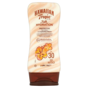 HAWAIIAN TROPIC LECHE PROTECTOR SOLAR SILK SPF30 180ML
