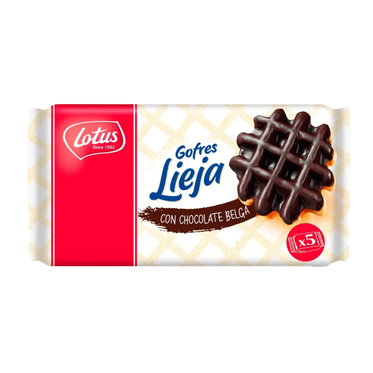 LOTUS GOFRES BAÑADOS CHOCOLATE BELGA 287G