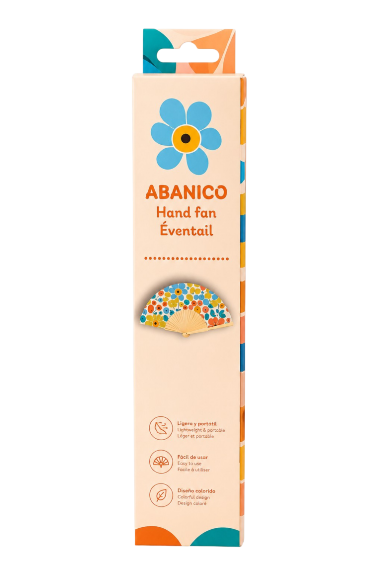  ABANICO NORMAL FLORES